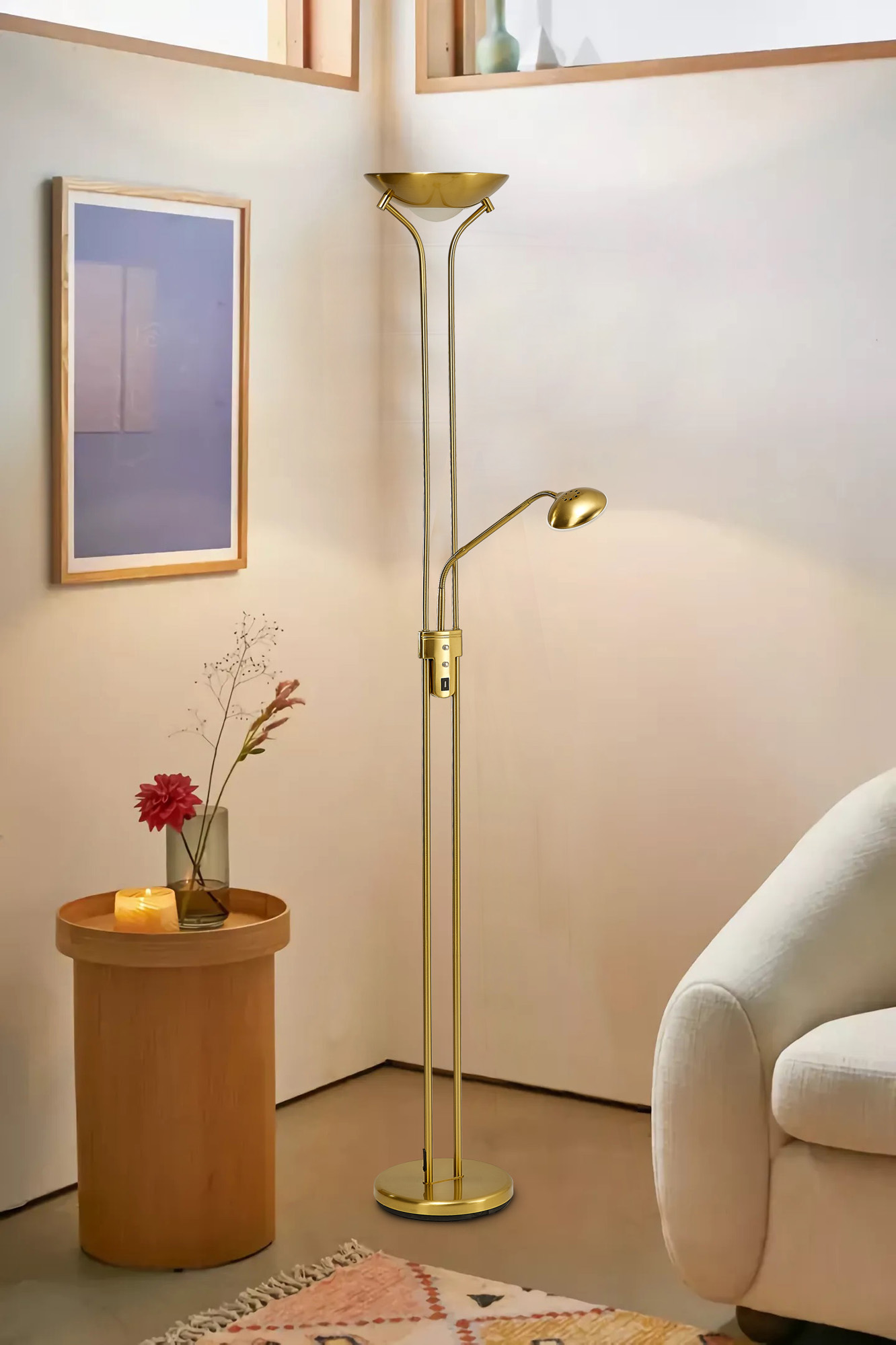 Brazier Floor Lamps Deco Mother & Child Brazier Floor Lamps Deco Mother & Child